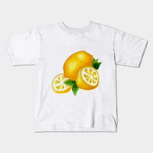 Lemons Watercolor | Starlight Tales Kids T-Shirt